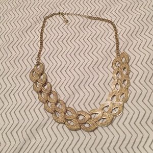 Francesca's gold statement necklace