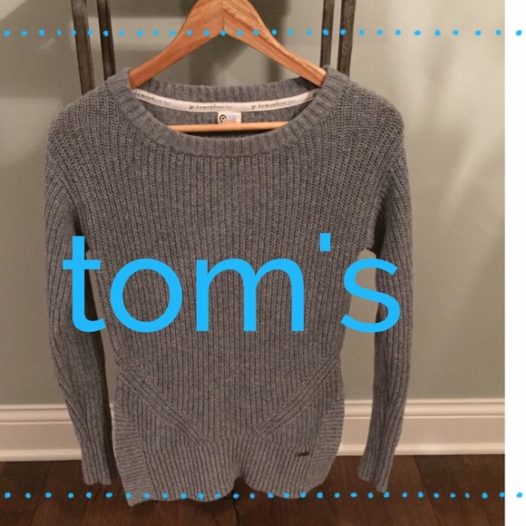 Toms limited edition grey sweater