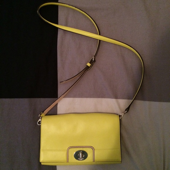 Kate Spade neon cross body purse