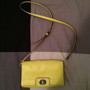 Kate Spade neon cross body purse