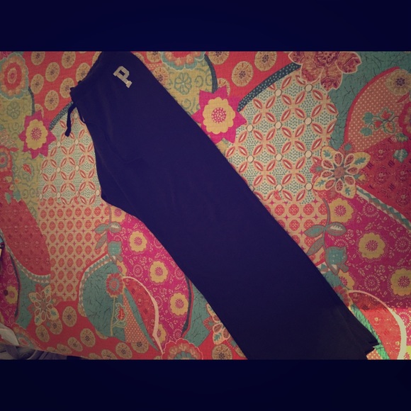 ❗️SOLD❗️ Victoria's Secret PINK black sweat pants