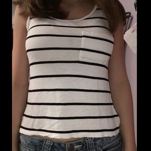 cute stripped tank top