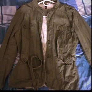 Military Style Green Jacket