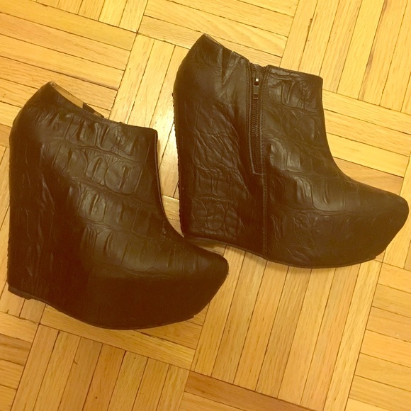 Jeffrey Campbell Wedge Booties