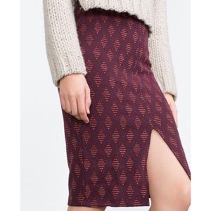 Zara - printed skirt