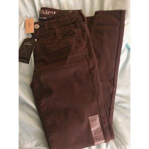 Purple AE Skinny Jeans
