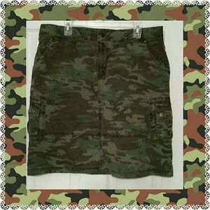Camo Mini Skirt