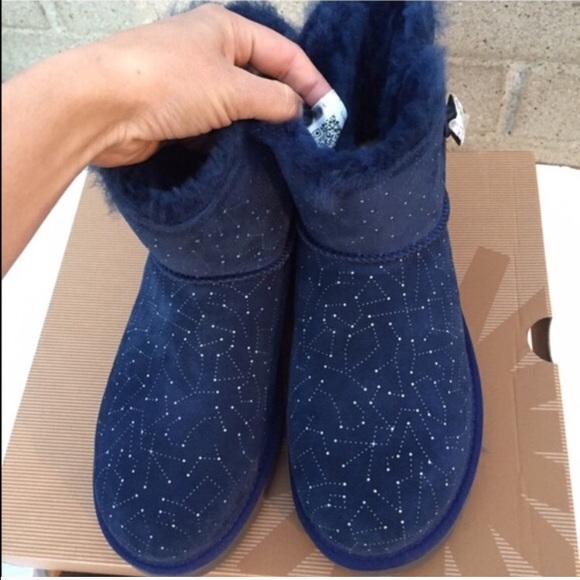 UGG constellation mini Bailey button boots Sz 9 - Picture 2 of 4