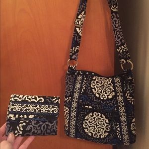 Vera Bradley purse and matching wallet