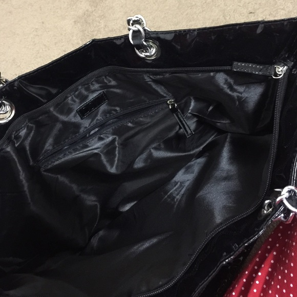 DSW Bags Dsw Glossy Black Tote Bag Purse Poshmark