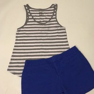 Striped Tank w/Pocket
