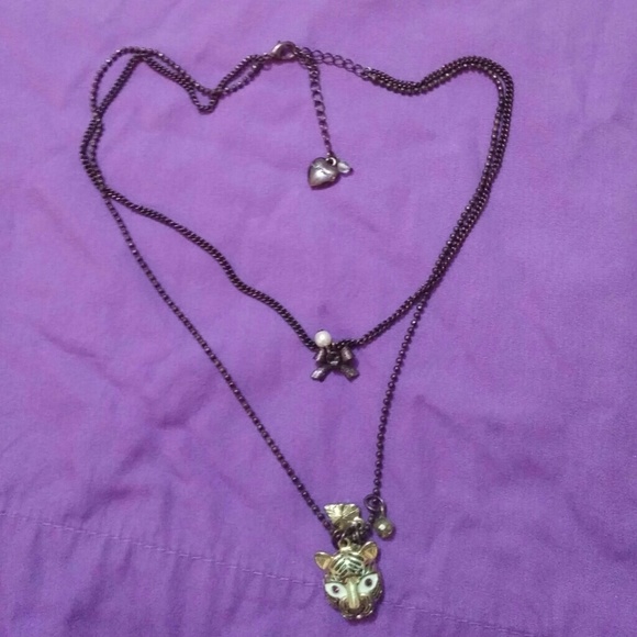 Betsey Johnson Tiger necklace