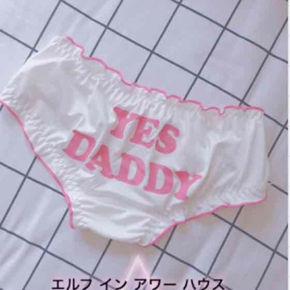 Yes Daddy pastel panties