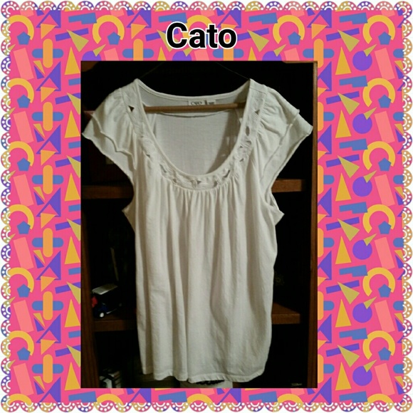 White Cato t-shirt