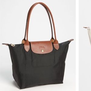 Small Le Pliage Small Shopping Tote in Black