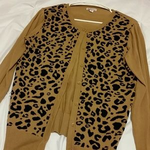 Merona cheetah sweater