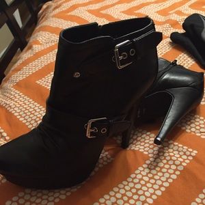 G by guess heel boots.