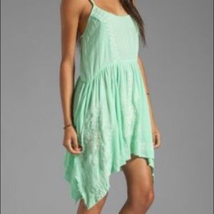 Free People Mint Green Slip