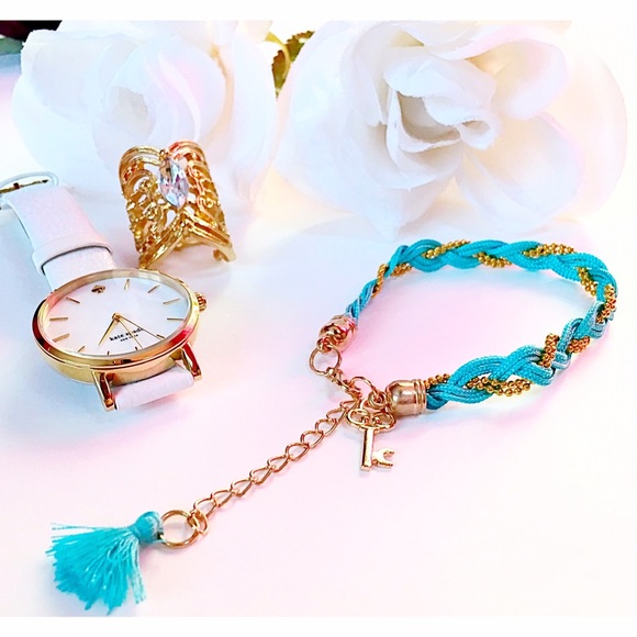 Braided Key Tassle Bracelet