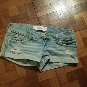 Hollister jean shorts
