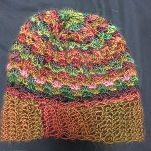 Multicolored Handcrocheted Beanie