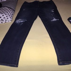 AE Denim X high rise jegging color black magic