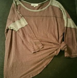 Gilded Intent by Buckle A-line 3 Quarter Top