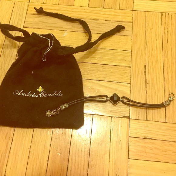 Andrea Candela Onyx and Diamond Bracelet