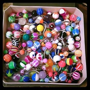 100+ belly rings