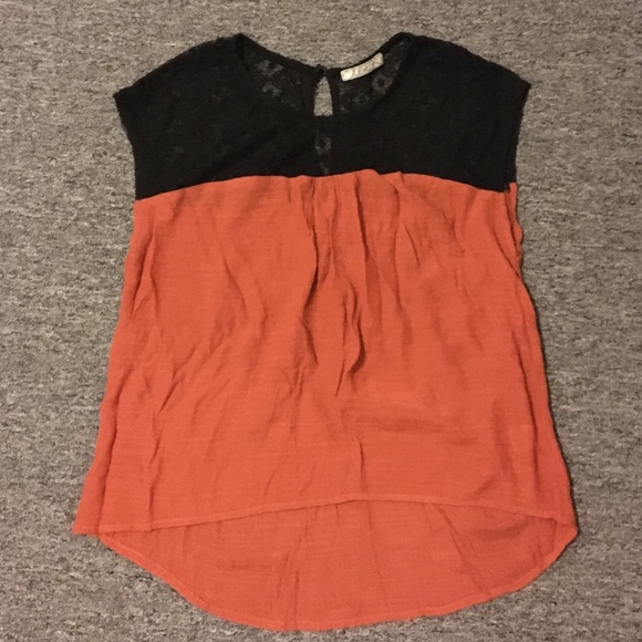 Chloe K lace short sleeve