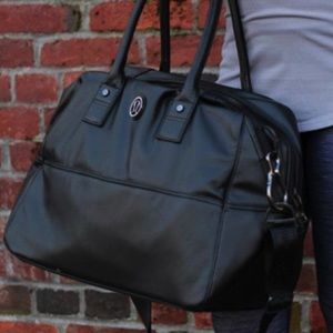 Lululemon Daily Gym Leather Bag New