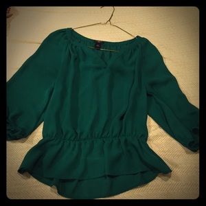 Ann Taylor peplum blouse