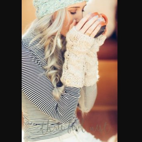 Three Bird Nest Tops - 🌞 Striped mock turtleneck