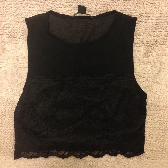 Forever 21 Lace Crop Top