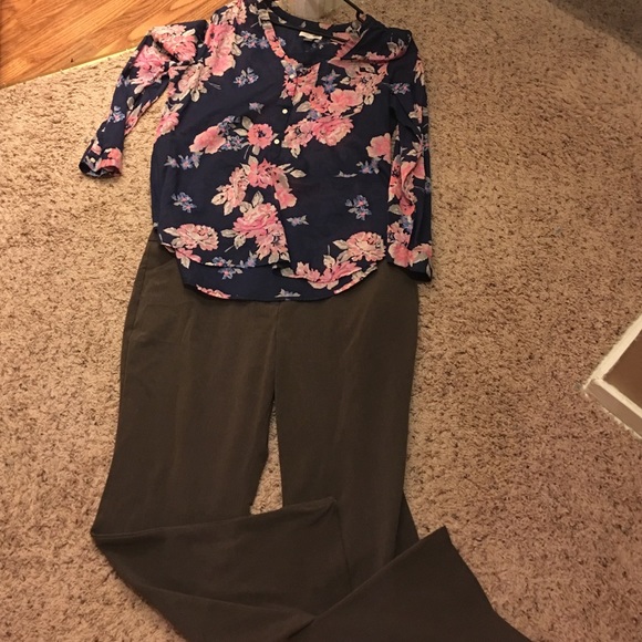 Brown dress pants