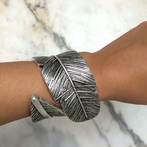 Feather Cuff Bracelet