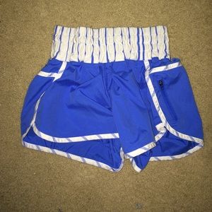 Blue lululemon running shorts!