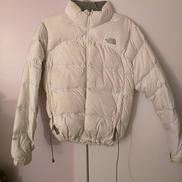 North Face White 700 Down Jacket Size M (Womens)