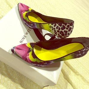 Multi colored/print heels