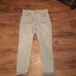 High Waisted Grey American Eagle Skinny Jeans