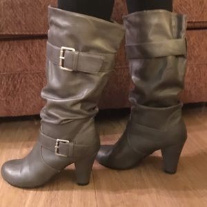 Gray Boots