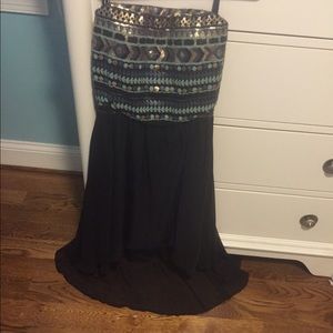 High low sequined party/ prom dress! NWT!