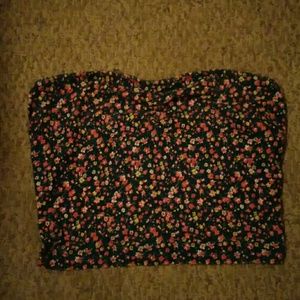 Floral crop top
