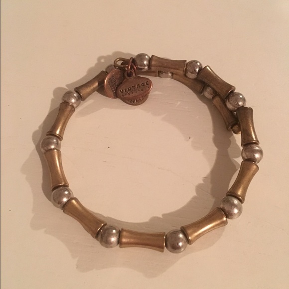 Silver and Gold Alex and Ani Bracelet