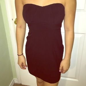 Strapless Black Dress