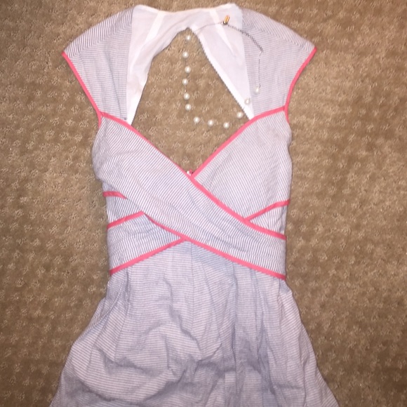JESSICA SIMPSON Seersucker Dress