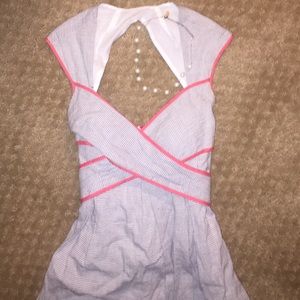 JESSICA SIMPSON Seersucker Dress