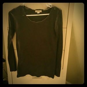 Long sleeve crew neck shirt