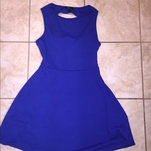 Blue Forever 21 Dress w/ Back cutout