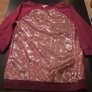 Kut of the Kloth Sequin Sweatshirt / size L
